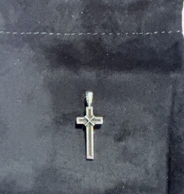 Silver Mini Mapplethorpe Cross Pendant